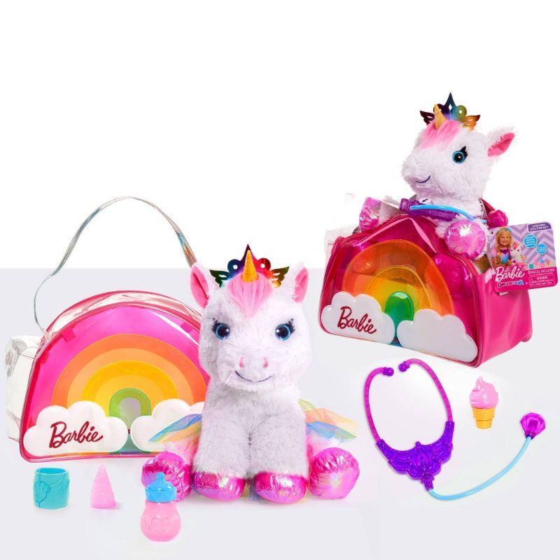 Photo 1 of Barbie Unicorn Pet Doctor Stuffed Animal
