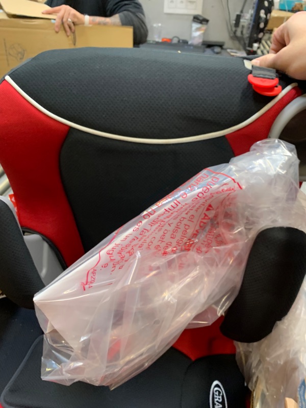 Photo 5 of Graco Affix Youth Booster Car Seat with Latch System - Atomic, Box Packaging Damaged, Minor Use, Minor Scratches and Scuffs on Plastic
