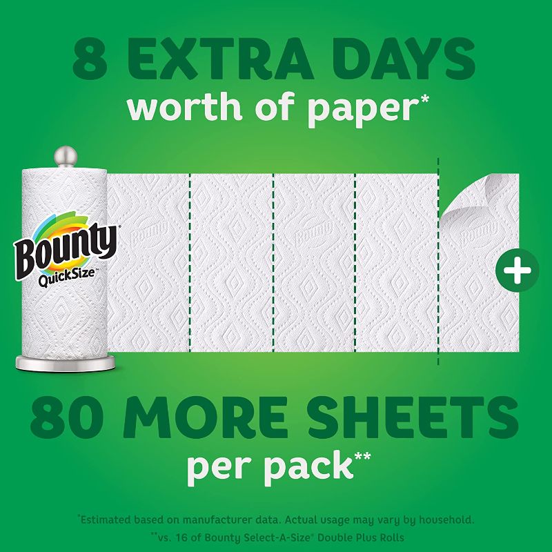 Photo 1 of 8 Family Rolls Bounty Quick Size Paper Towels