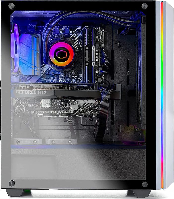 Photo 1 of Skytech Chronos Gaming PC Desktop – Intel Core i5 12600K 3.7 GHz, RTX 3070, 1TB NVME SSD, 16G DDR4 3200, 650W Gold PSU, AC Wi-Fi, Windows 10 Home 64-bit
