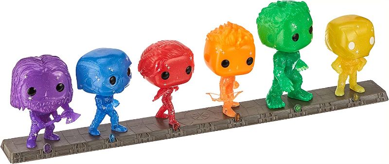 Photo 1 of Funko POP! Artist Series: Marvel Infinity Saga - Avengers with Base (6 Pack) Amazon Exclusive
