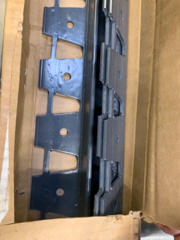 Photo 1 of 3 6ft Gray Plastic Rail Guards, Box Packaging Damaged, Minor Use, Minor Scratches and Scuffs on Plastic
