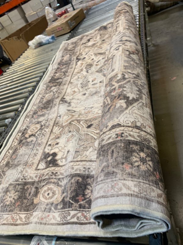 Photo 1 of 6'x8' Rug, No Box Packaging, Minor Use, Minor Fraying on Edges, Creases and Wrinkles in Rug, Dirty From Shipping and Handling, Tape on Rug
