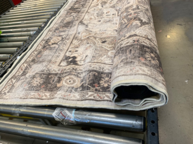Photo 1 of 6'x8' Rug, No Box Packaging, Minor Use, Minor Fraying on Edges, Creases and Wrinkles in Rug, Dirty From Shipping and Handling, Tape on Rug

