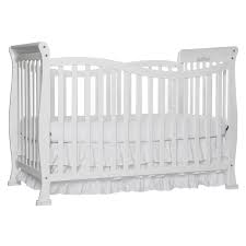 Photo 1 of Dream On Me Violet 7-in-1 Convertible Life Style Crib, White, Box Packaging Damaged, Minor Use, Wood has Minor Chips, and Splits in it as shown in Pictures. Missing all Hardware. Selling for Parts
