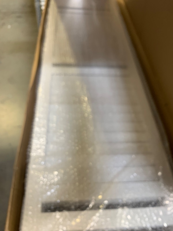 Photo 1 of 4 Panel Room Divider Folding Privacy Wooden Screen with Three Clever Shelf Portable Partition Screen Wood for Home Office, White, Box Packaging Damaged, Item is New, Missing Hardware
