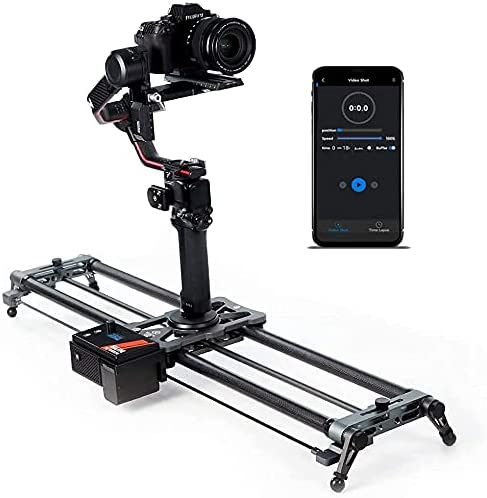 Photo 1 of YC Onion Motorized Camera Slider 80cm/31'' APP Control Carbon Fiber Loads up to 20kg/ 44.09Lb horizontals Motor Time Lapse Video Camera DSLR Video Movie Photography Camcorder Stabili.
