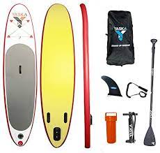 Photo 1 of Yaska Inflatable Stand Up Paddle Board Surfboard Yellow, Stock Image Not Found