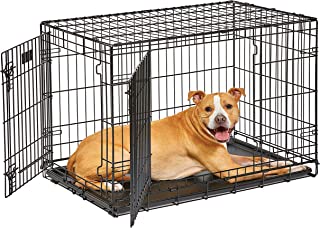 Photo 1 of 
MidWest Homes for Pets Single & Double Door Life Stages Dog Crate, Includes Tray, Ground Protection Roller Feet & Divider Panel
Size:36-Inch
Style:Double Door, Box Packaging Damaged, Item is New
