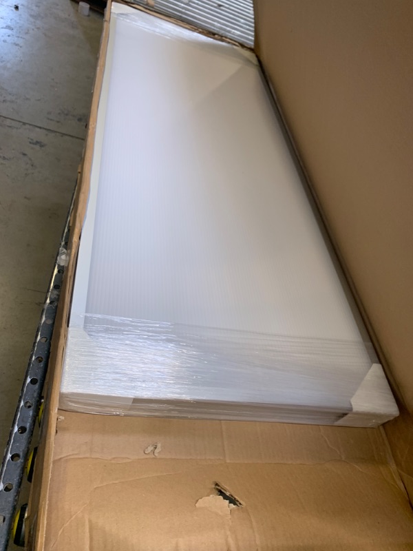 Photo 3 of 12" Polycarbonate Desk Mounted Privacy Panel, Box Packaging Damaged, Item is New, No Hardware