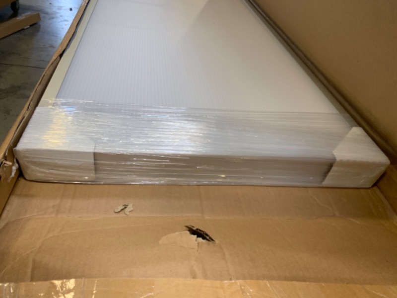 Photo 5 of 12" Polycarbonate Desk Mounted Privacy Panel, Box Packaging Damaged, Item is New, No Hardware