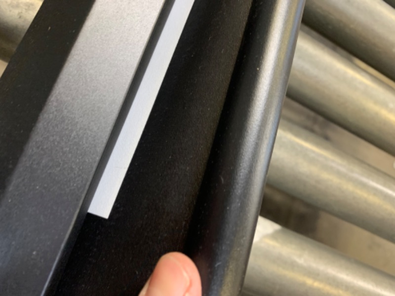 Photo 1 of 100 Inch 16:9 Portable Projector Screen With Tripod Stand, Box Packaging Damaged, Minor Use, Minor Scratches and Scuffs on Metal, Dent Metal as Shown, Item still Pulls out and Retracts