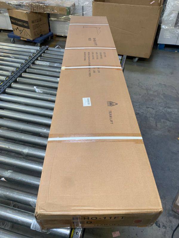 Photo 1 of BASE NOT INCLUDED. Blissun 11ft Offset Umbrella, Hanging Patio Umbrella with 360 Rotation, Outdoor Cantilever Umbrella, Outside Market Umbrella with Easy Tilt for Garden, Backyard, Patio, Pool, Item is Factory Sealed, Opened For Inspection, Item is New
