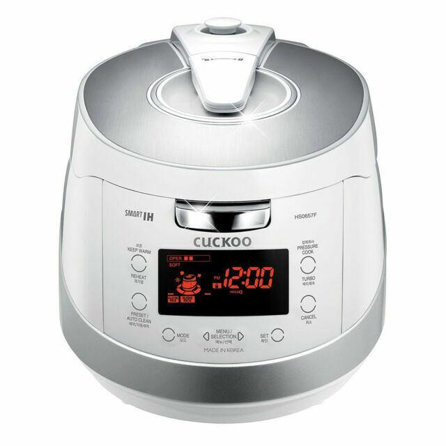 Photo 1 of Cuckoo CRP-HS06W Rice Cooker - White/Silver
