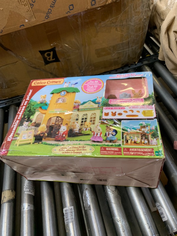 Photo 2 of Calico Critters Country Tree School Gift Set, Dollhouse Playset with Figures, Furniture and Accessories, Box Packaging Damaged, Item is New

