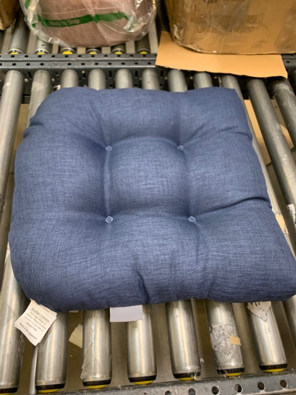 Photo 1 of 17"x17" Blue Pillow, No Box Packaging. Minor Use, Slightly Dirty From Previous Use
