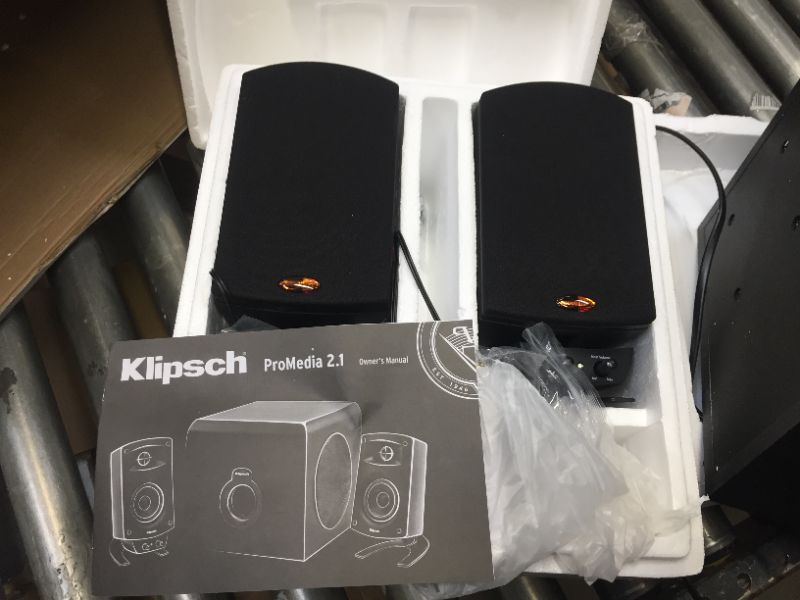 Photo 3 of Klipsch ProMedia 2.1 THX Certified Computer Speaker System (Black)
