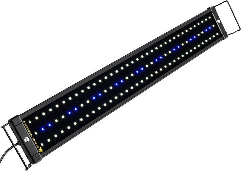 Photo 1 of NICREW ClassicLED Aquarium Light, Fish Tank Light with Extendable Brackets, White and Blue LEDs
