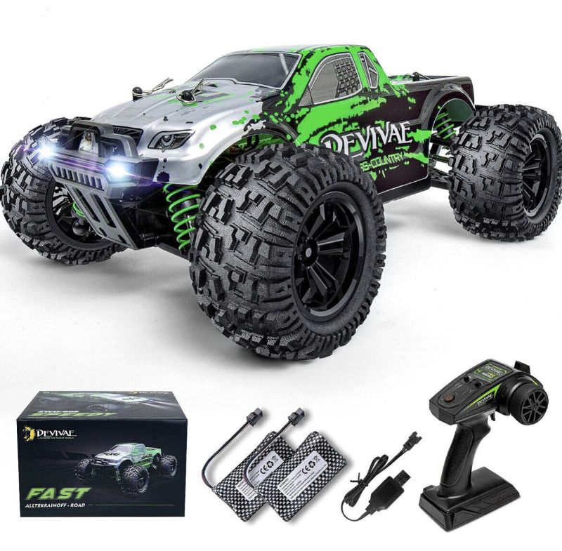 Photo 1 of DEVIVAE Remote Control Off Road 4WD Truck High Speed 1:18 RC Car Electric RTR
