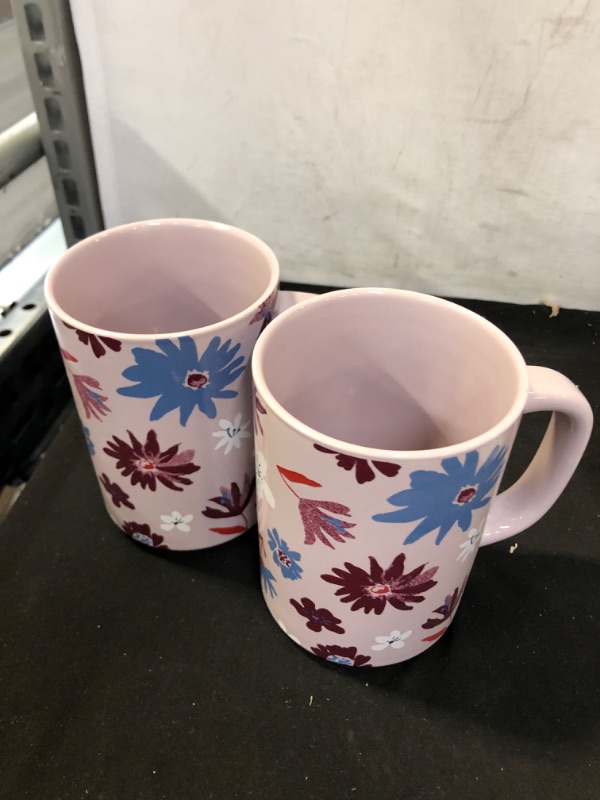 Photo 2 of 16oz Stoneware Floral Mug - Room Essentials™
2PACK