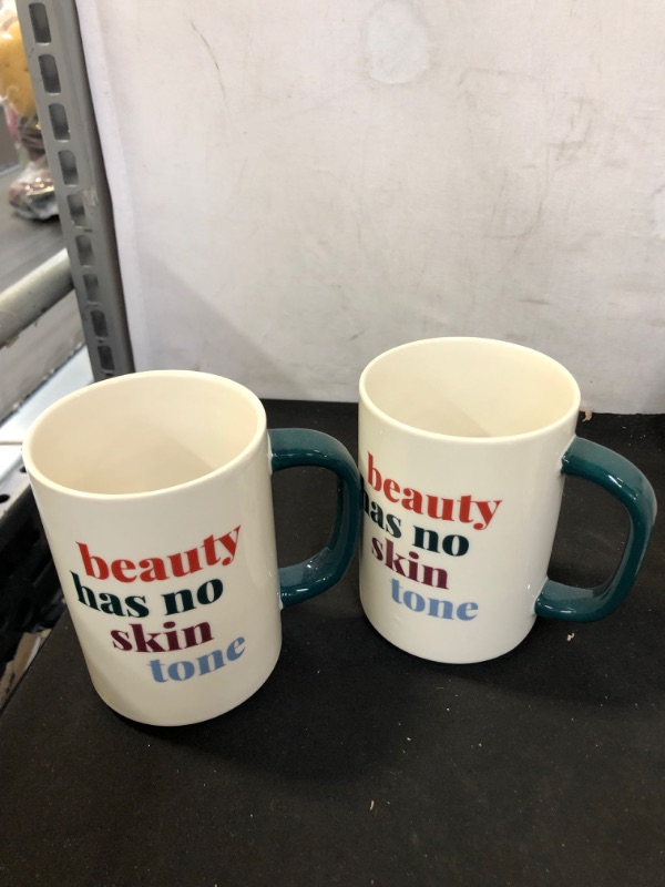 Photo 2 of 16oz Stoneware Beauty Has No Skin Tone Mug - Room Essentials™
