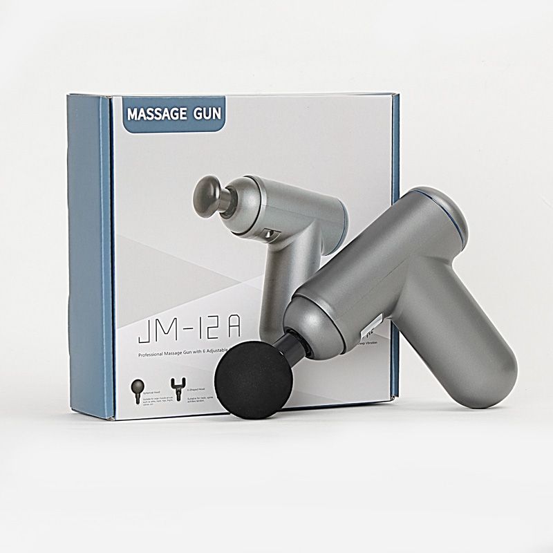 Photo 1 of  Mini Fascia Gun Muscle Massager Massage Gun(JM-12A (Silver))
