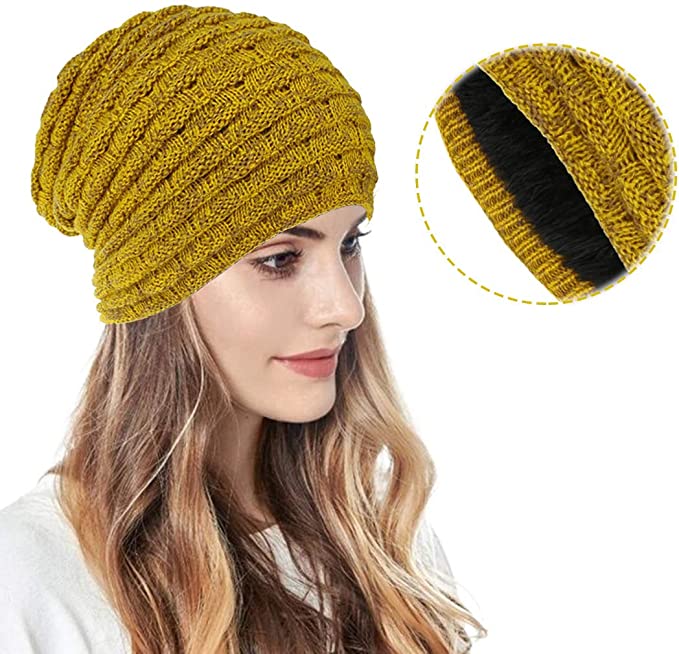 Photo 1 of Bmirth Knit Beanie Hat Stocking Hat Winter Warm Cap for Women and Girls
