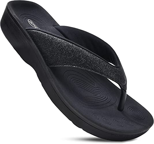 Photo 1 of AEROTHOTIC Original Orthotic Comfort Thong Style Flip Flops Sandals for Women with Arch Support for Comfortable Walk SIZE 8
