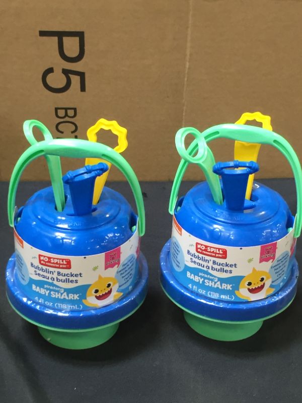 Photo 2 of Bubblin Bucket Baby Shark 2 PACK