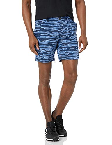 Photo 1 of Amazon Brand - Goodthreads Men's 7" Inseam Flat-Front Stretch Chino Short, Camo Stripe Print, size 42