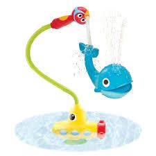 Photo 1 of Yookidoo Baby Bath Toy - Submarine Spray Whale - Battery Operated Infant Toddler Water Pump with Easy to Grip Hand Shower.
