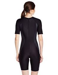 Photo 1 of  XL REALON Shorty Wetsuit Women and Men 3mm, 2mm Short Sleeves Neoprene Surfing Wet Suits, Adult Shortie for Snorkeling, Kayaking, Boarding, Swimming
