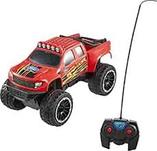 Photo 1 of ?Hot Wheels Remote Control Truck, Red Ford F-150 RC Vehicle With Full-Function Remote Control, Large Wheels & High-Performance Engine, 2.4 GHz With Range of 65 Feet
