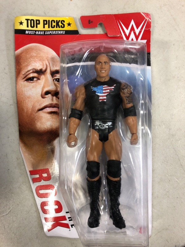 Photo 2 of WWE The Rock Top Picks 6-inch Action Figures with Articulation & Life-Like Detail
