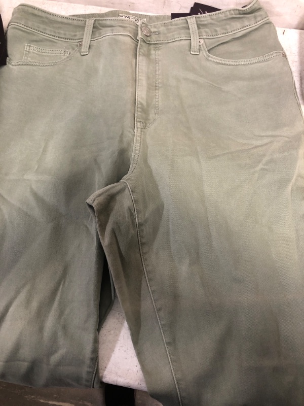 Photo 1 of Ava and Viv High Rise Skinny Ankle Green Sz 14