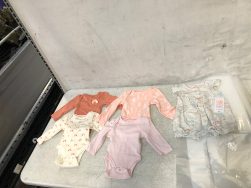 Photo 1 of 5PCLOT, BABY GIRL CLOTHING, SIZE NEWBORN , 6M 
