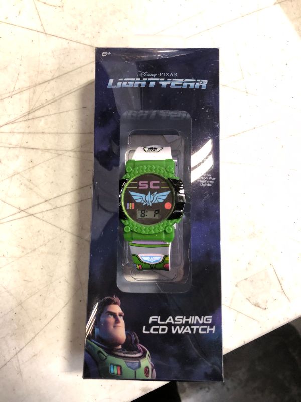 Photo 2 of Boys' Disney Buzz Lightyear Watch, Green
