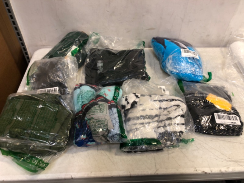 Photo 1 of BAG LOT, ASSORTED RANDOM USED MISC. CLOTHING BUNDLE, VARIOUS SIZES AND COLORS, CLOTHING SOLD AS IS