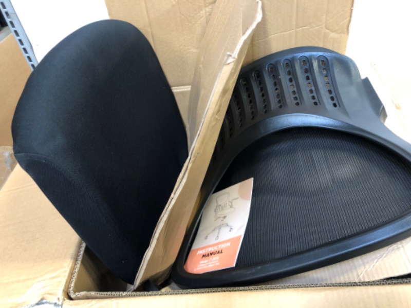 Photo 1 of Office Chair, Ergonomic Desk Chair Mesh Computer Chair with Flip-up Armrests and Adjustable Height, Black
