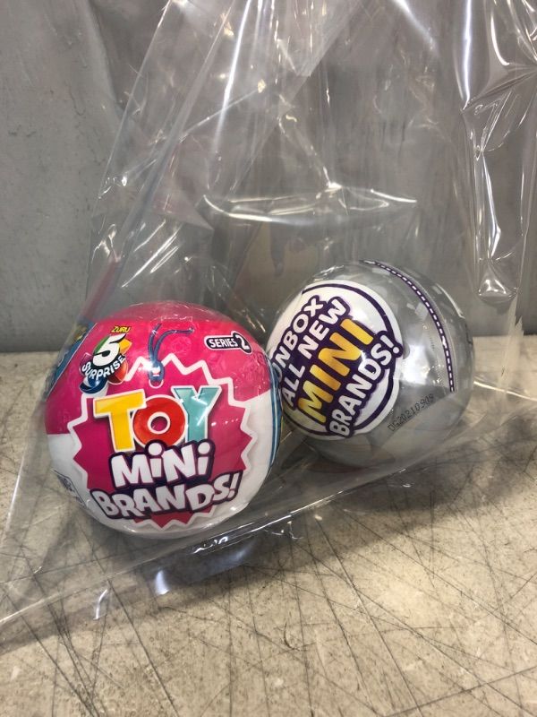 Photo 1 of 5 Surprise Mini Brands! Series 2 TOY Pack & 5 Surprise Mini Brands Series 3 Mystery Capsule Real Miniature Brands Collectible Toy
