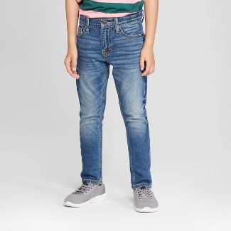 Photo 1 of Boys' Stretch Taper Fit Jeans - Cat & Jack™, SIZE 8
