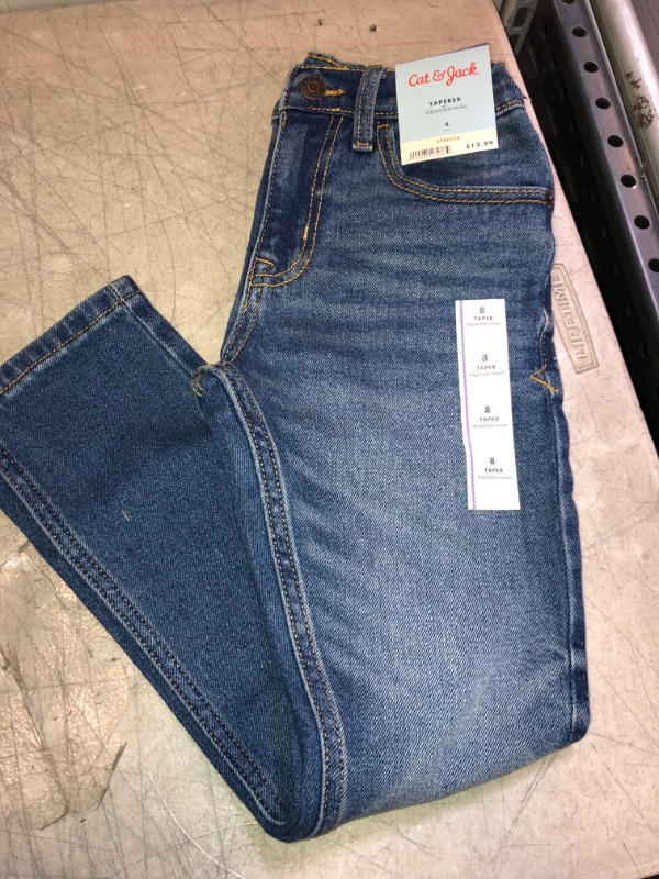 Photo 2 of Boys' Stretch Taper Fit Jeans - Cat & Jack™, SIZE 8