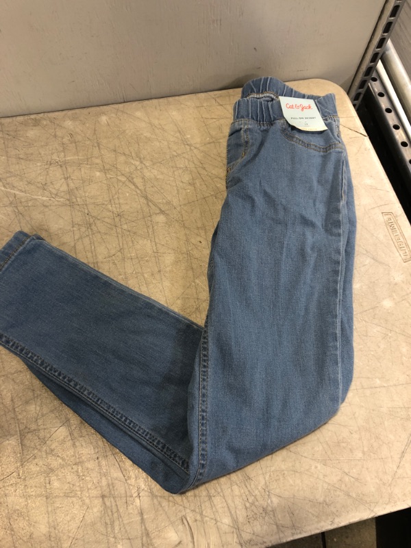 Photo 2 of Girls' Pull-on Skinny Mid-Rise Jeans , SIZE 12