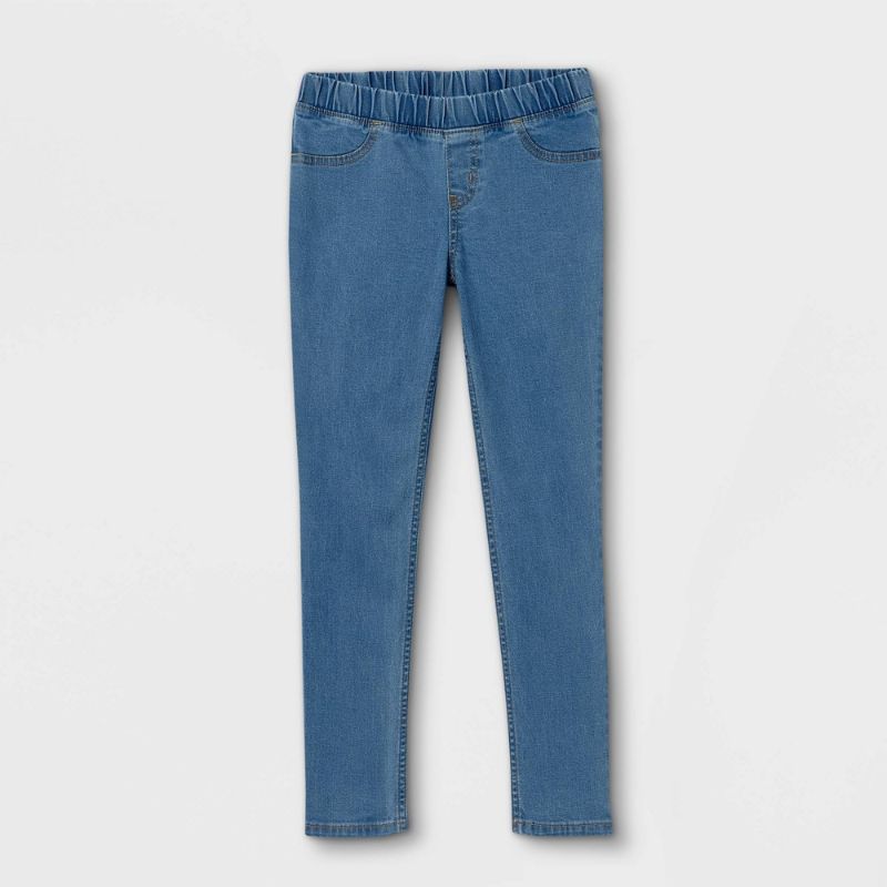 Photo 1 of Girls' Pull-on Skinny Mid-Rise Jeans , SIZE 12