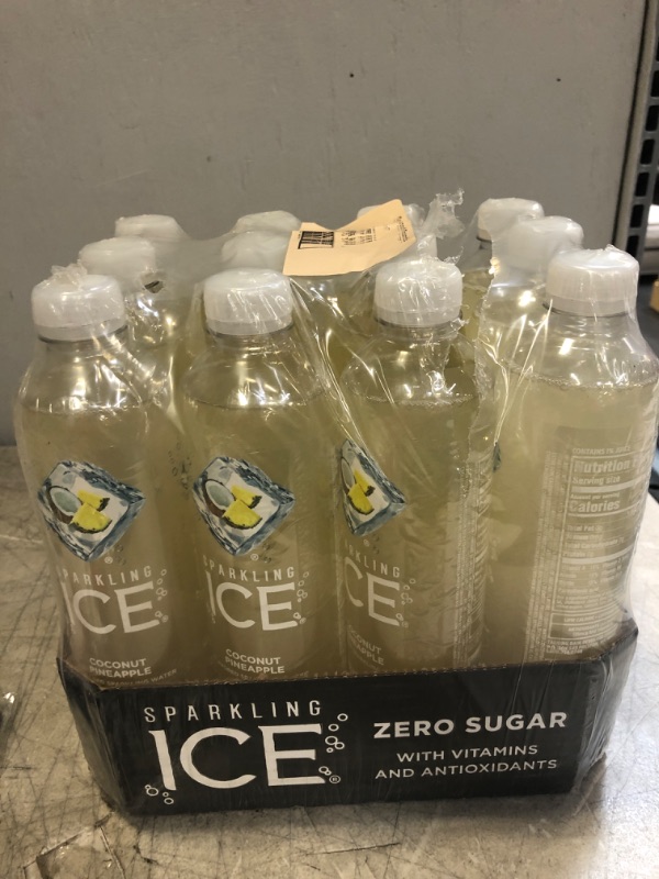 Photo 2 of 12Pack  Sparkling Water, Zero Sugar, Coconut Pineapple Coconut Pineapple---exp date 09-2022