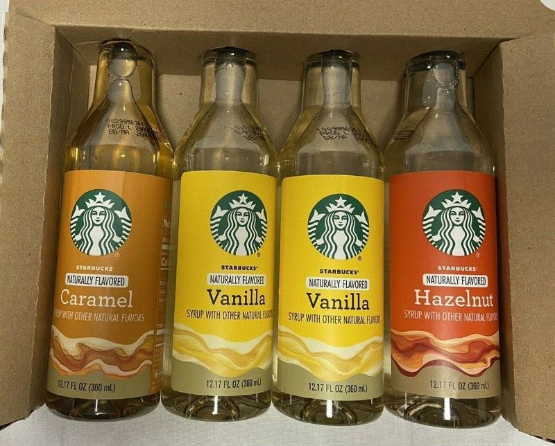 Photo 1 of 4 Starbucks Variety Pack Coffee Syrup 12.17 Oz. Each/ FACTYORY SEALED 