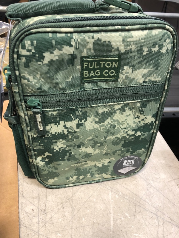 Photo 2 of Fulton Bag Co. Upright Lunch Bag - Camo Green
