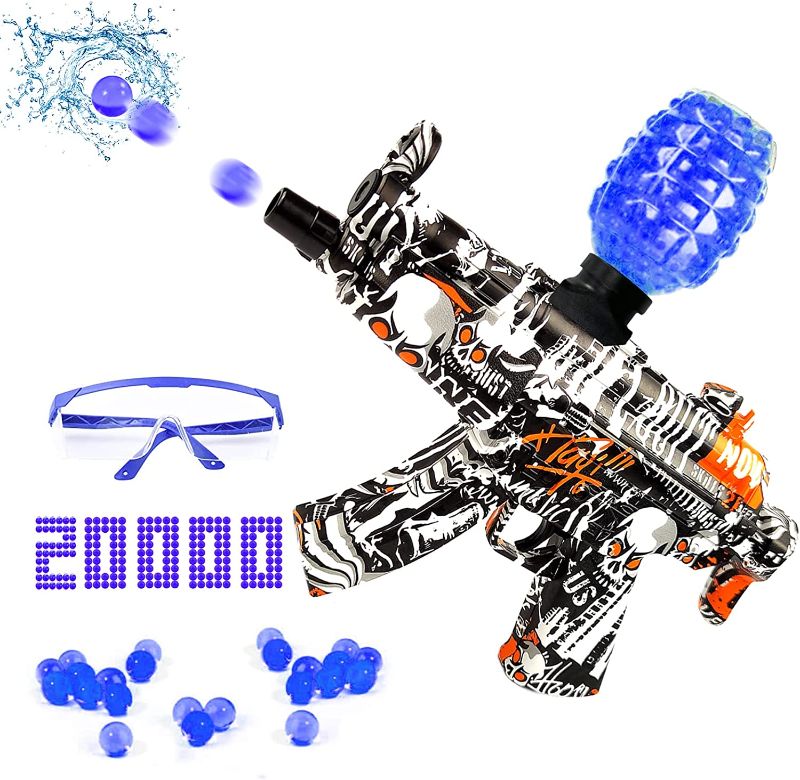 Photo 1 of Gèl Blastèr Splatter Ball Automatic Toy, with 20000 Water Gel Beads and Goggles, for Yard Games Shooting Team Games for Boys and Girls Ages 12+ (Orange)
Brand: NBDIB