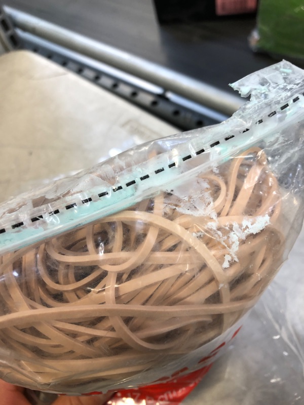 Photo 4 of 3117B RUBBER BANDS, ITEM HAS BLUE SUBSTANCE ON THE PACKAGING 