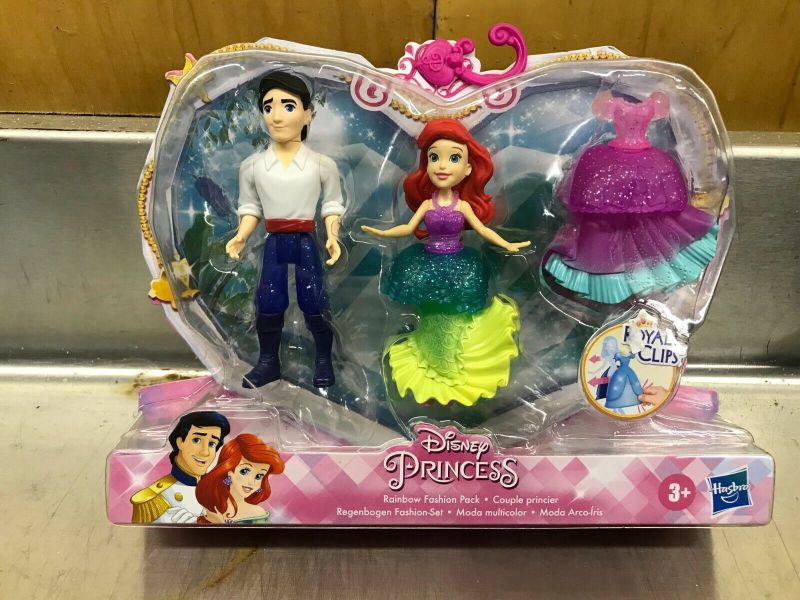 Photo 1 of Disney Princess Ariel Rainbow Fashion Pack Doll --PACKAGING IS DAMAGED--